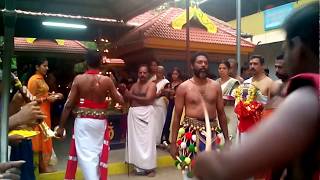 Vayiloppilly Devasthanam, Thalappoli Ezhunnellippu from Bhuvaneswari Temple.