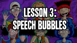 JFM's Comic Class #3: Speech Bubbles