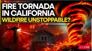 🔴 Live Unstoppable Fire 🔥🚒 at #USA California. #fire #usa #accident #palestine