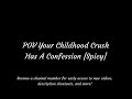 POV Your Childhood Crush Has A Confession [Spicy] ASMR [M4A] [Cute] [Flustered] [Kissing]