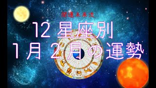 【2025年1月〜2月】12星座別運勢✨幸運のヒントとアドバイス！