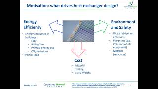 CDA Webinar - Optimization, Cost and Health Benefits of Copper Tube Plate Fin Heat Exchangers