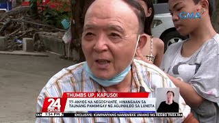 77-anyos na negosyante, hinangaan sa taunang pamimigay ng aguinaldo sa Luneta | 24 Oras