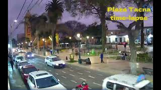 Time Lapse Tacna view from Plaza Mayor