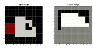 Mathematical morphology: dilation