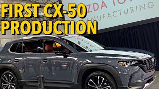 First 2023 Mazda CX-50 Production Event at MTM in Alabama