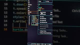 draw shree ram ji using python | VS code #shorts #python
