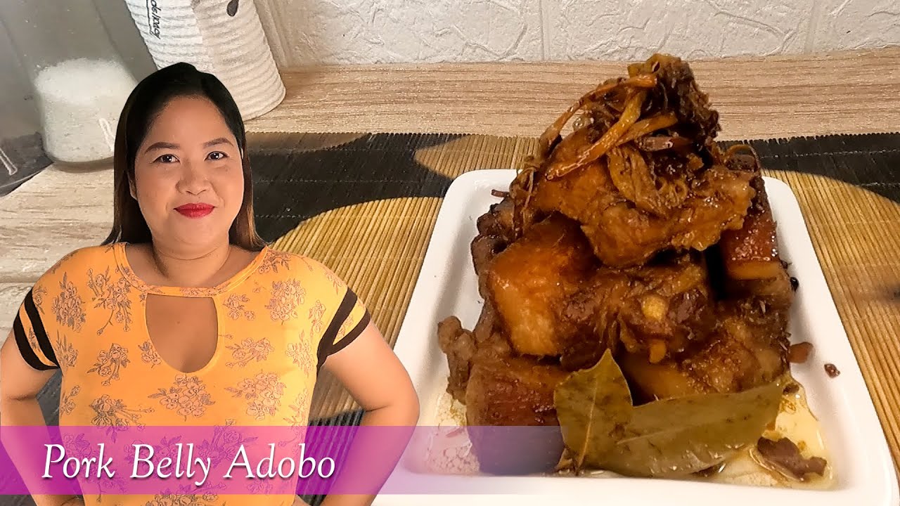 Pork Belly Adobo Recipe - YouTube