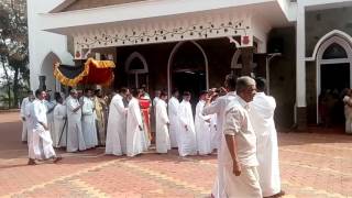 St. Mary's Orthodox Cathedral, Puthiyakavu,Mavelikara ,Perunal flag hoisting