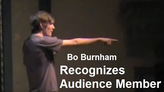 Bo Burnham | Recognizes Audience Member