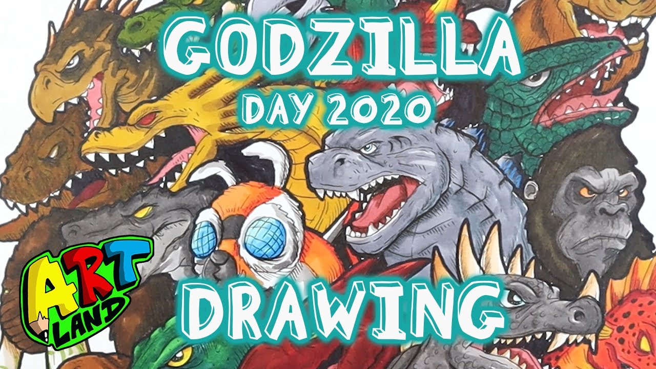 GODZILLA DAY DRAWING VIDEO!!! - YouTube