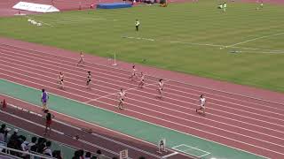 女子400ｍ決勝　北関東 R01　吉中日向子(和光国際)　4K60p