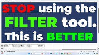 Master the FILTER Formula in Excel (Beginner to Pro)