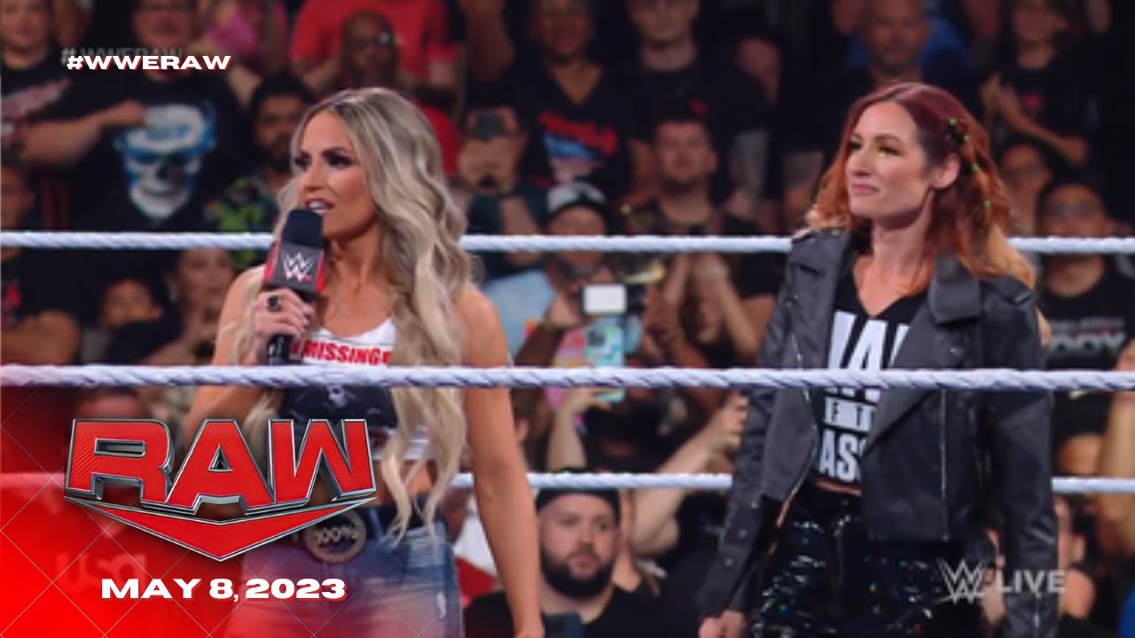 Becky Lynch Returns And Attacks Trish Stratus: WWE Raw, May 8, 2023 ...