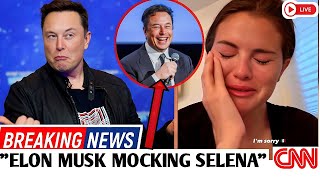 Elon Musk makes FUN of Selena Gomez's IG video where she cried for her people....