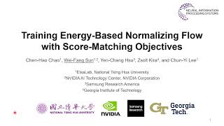 [NeurIPS 2023] Training Energy-Based Normalizing Flow with Score-Matching Objectives (2023-11-14)