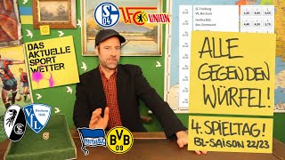 Bundesliga Tipps 4. Spieltag 22/23 | AgdW! u.a. Hertha- BVB, Bayern- Gladbach | Prognosen | 24.08.22