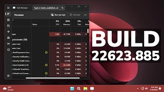 New Windows 11 Build 22623.885 – Task Manager Search, Energy Recommendations, and Fixes (Beta)
