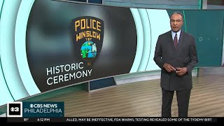 Winslow Township Police Department officers promoted in historic ceremony