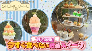 メロン愛が爆発！季節のゴージャスパフェが話題のカフェ『SHERIE CAFE』島根県安来市