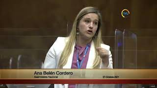 Asambleísta Ana Belén Cordero - Sesión 730 - Réplica