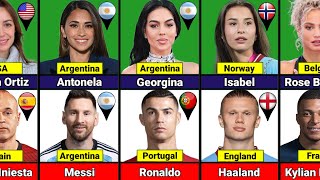 COUNTRY Comparison: Famous Footballers And Their Wives/Girlfriends