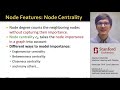 stanford cs224w ml with graphs 2021 lecture 2.1 traditional feature based methods node