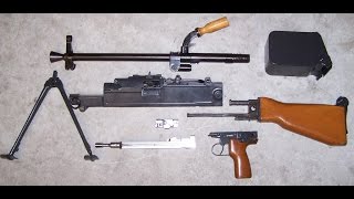 Uk VZ 59 Belt fed Rifle Assebmbly / Disassembly Part 1 7.62 x 54r