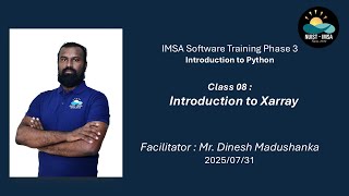 Introduction to Python Class 08 : Introduction to Xarray
