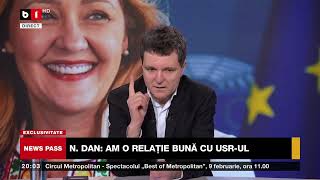 Reacția lui Nicușor Dan, după ce Elena Lasconi a spus despre el că e încăpățânat. B1TV_6 feb. 2025