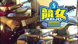 Keijo!!!!!!!! OP - DREAM×SCRAMBLE! by AiRi full guitar cover + tabs