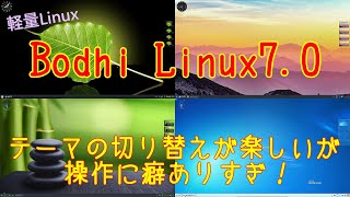 BodhiLinux7.0～癖はつよいが面白い、万人受けはしないけど個人的に好き、そんなLinux