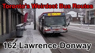 Toronto's Weirdest Bus Routes: 162 Lawrence-Donway