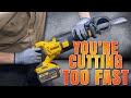 YOU ARE CUTTING TOO FAST! Best Reciprocating Saw Cutting Method