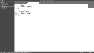 Simple Pure CSS Progress Bar