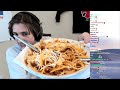 xQc Shows his Breakfast on 9 Hour Marks Streams