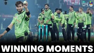 Winning Moments | Lahore Qalandars vs Peshawar Zalmi | Match 15 | HBL PSL 8 | MI2A