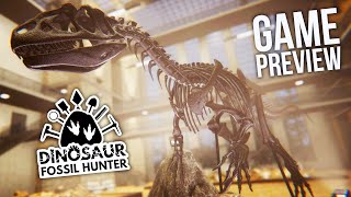 UPCOMING DINO GAME! Collect & Build Dino Fossils! | Dinosaur Fossil Hunter - Game Preview
