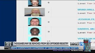 Thousands may be remove from sex offender registry