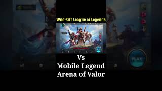 Wild Rift Vs Mobile Legend Vs Arena of Valor Battle Style and Map Comparison.