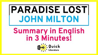 Paradise Lost | Book Short Summary | John Milton | Useful for UGC NET SET TGT and other exams