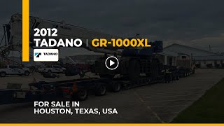 2012 TADANO GR-1000XL-2 Crane For Sale | MY Equipment