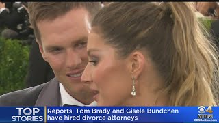 Reports: Tom Brady and Gisele Bundchen have hired divorce attorneys