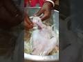 How To Remove Feathers off a chicken🐔😳#shorts #youtubeshorts