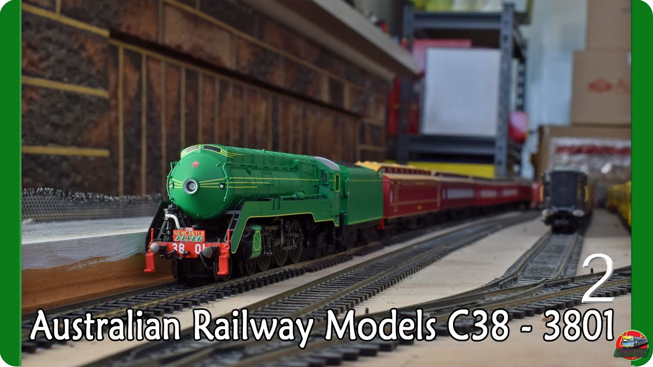 Opening A Streamlined NSWGR C38 Class (3801) From Australian Railway ...