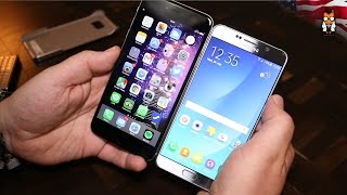 Samsung Galaxy Note 5 vs Apple iPhone 6 Plus