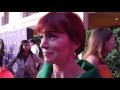 Carrie Preston ('The Good Wife') chats at Emmy nominee red carpet reception