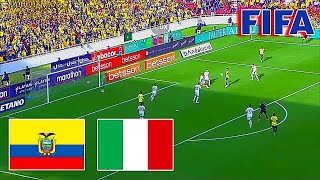 Ecuador vs Italia Partido Amistoso 2024