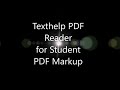 Texthelp PDF Reader Markup Tools