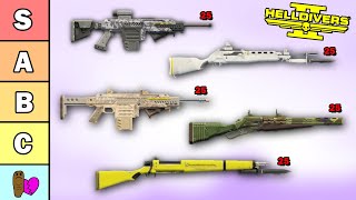 Ranking the BEST and WORST Marksman Rifle Primaries in Helldivers 2